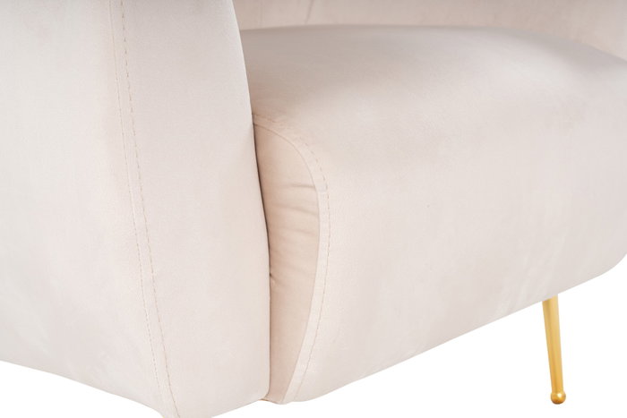 Atelier Del Sofa Sillón Orejero Beige 70x82x82 cm